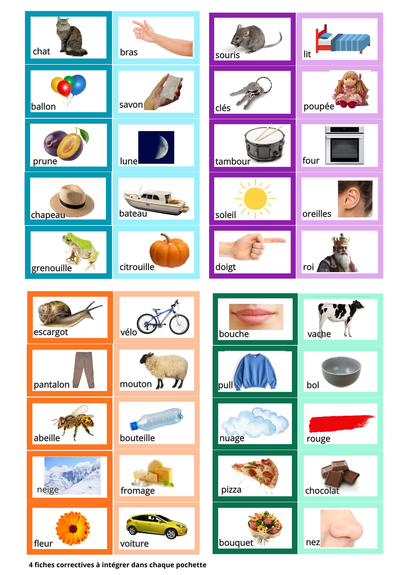 Mise en paires syllabes finales et sons finaux – Image 2